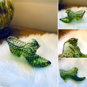 🦋2/$10 3/$15 4/$18 5/$20 Vintage Fenton Glass Shoe